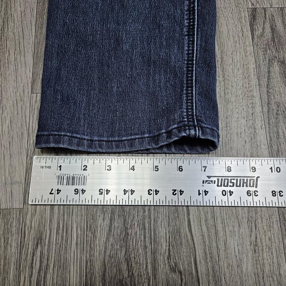 Christopher & Banks Jeans Womens 12P Blue Embellished Pockets Straight Leg Denim - Picture 14 of 14